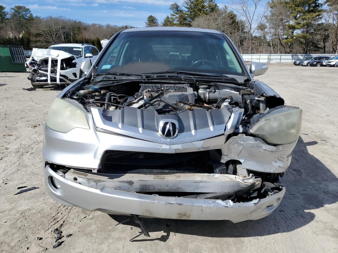 2007 Acura RDX VIN 5J8TB18267A005325 Copart auction photo, front end / burn - engine damage thumbnail 5