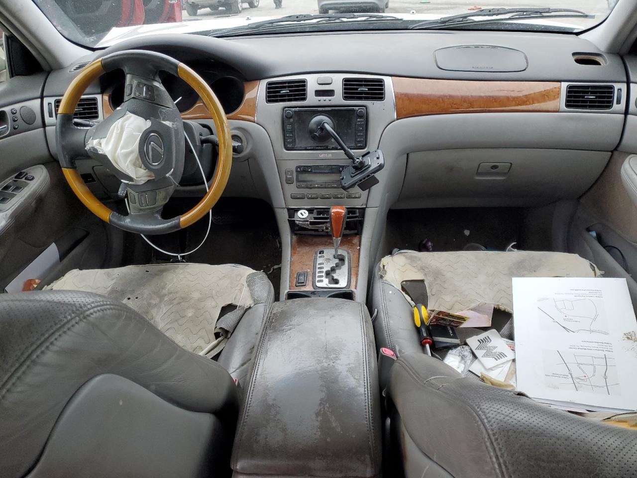 2005 Lexus ES VIN JTHBA30G655128224 Copart auction photo, front end / side damage thumbnail 8