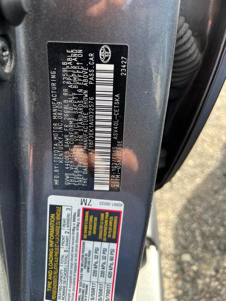 2010 Toyota Camry VIN 4T1BF3EK1AU032576 Copart auction photo, side / minor dent/scratches damage thumbnail 10
