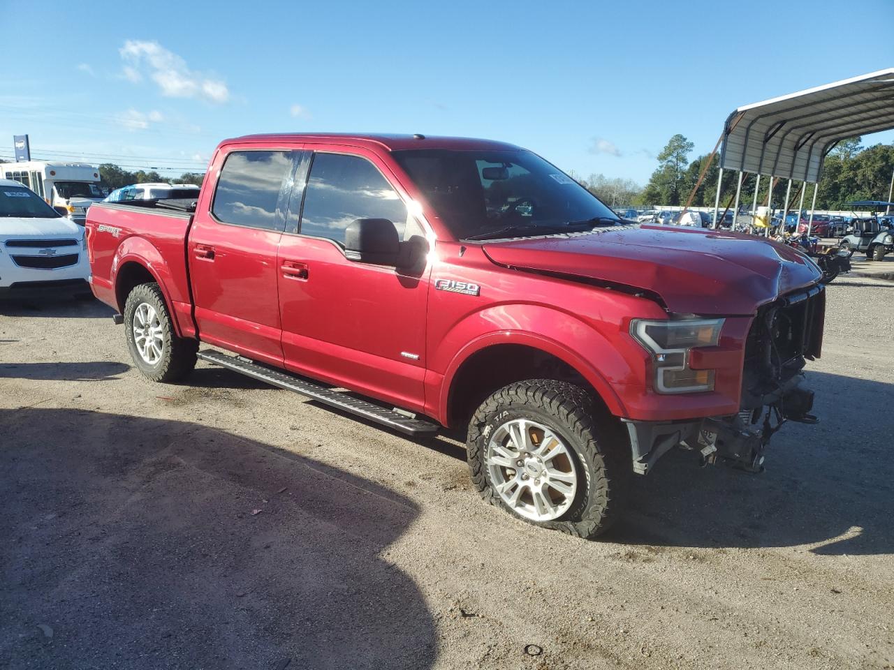 2016 Ford F-150 VIN 1FTEW1EP9GFB92753 Copart auction photo, frame damage damage thumbnail 4