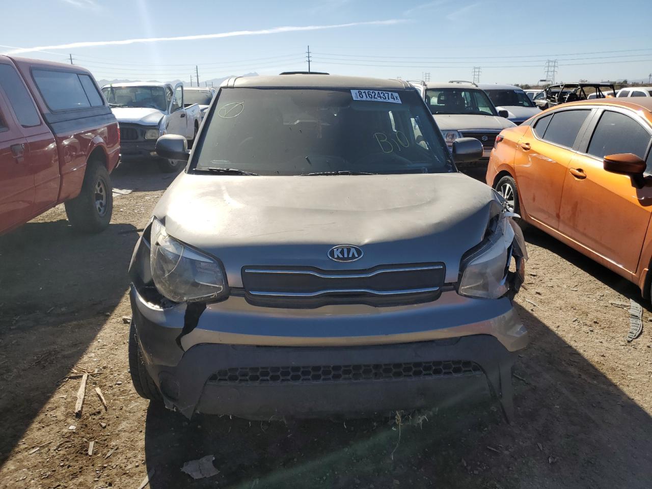 2018 KIA Soul VIN KNDJN2A24J7580430 Copart auction photo, vandalism / front end damage thumbnail 5