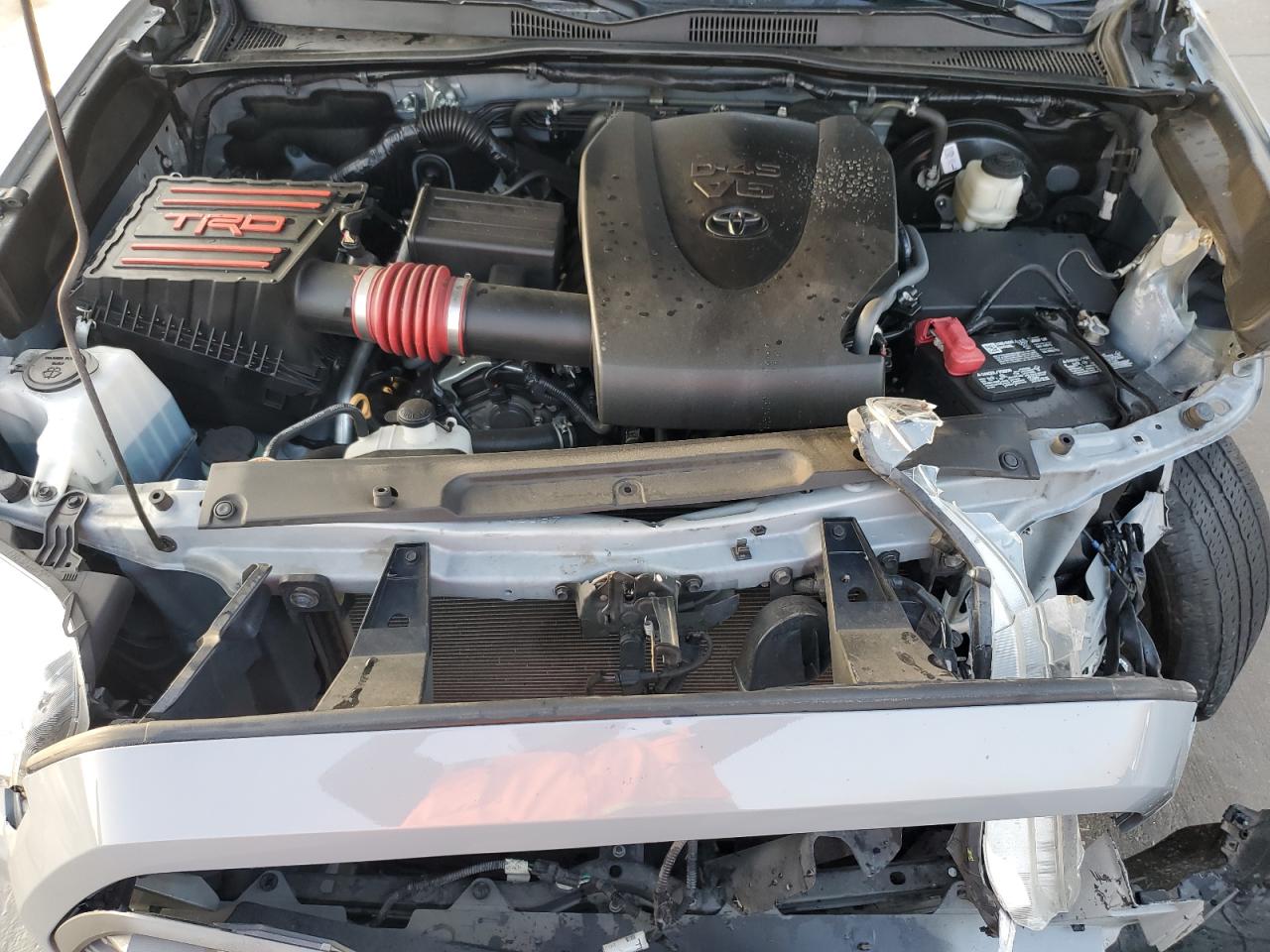 2021 Toyota Tacoma VIN 5TFAZ5CN1MX096832 Copart auction photo, front end damage thumbnail 11