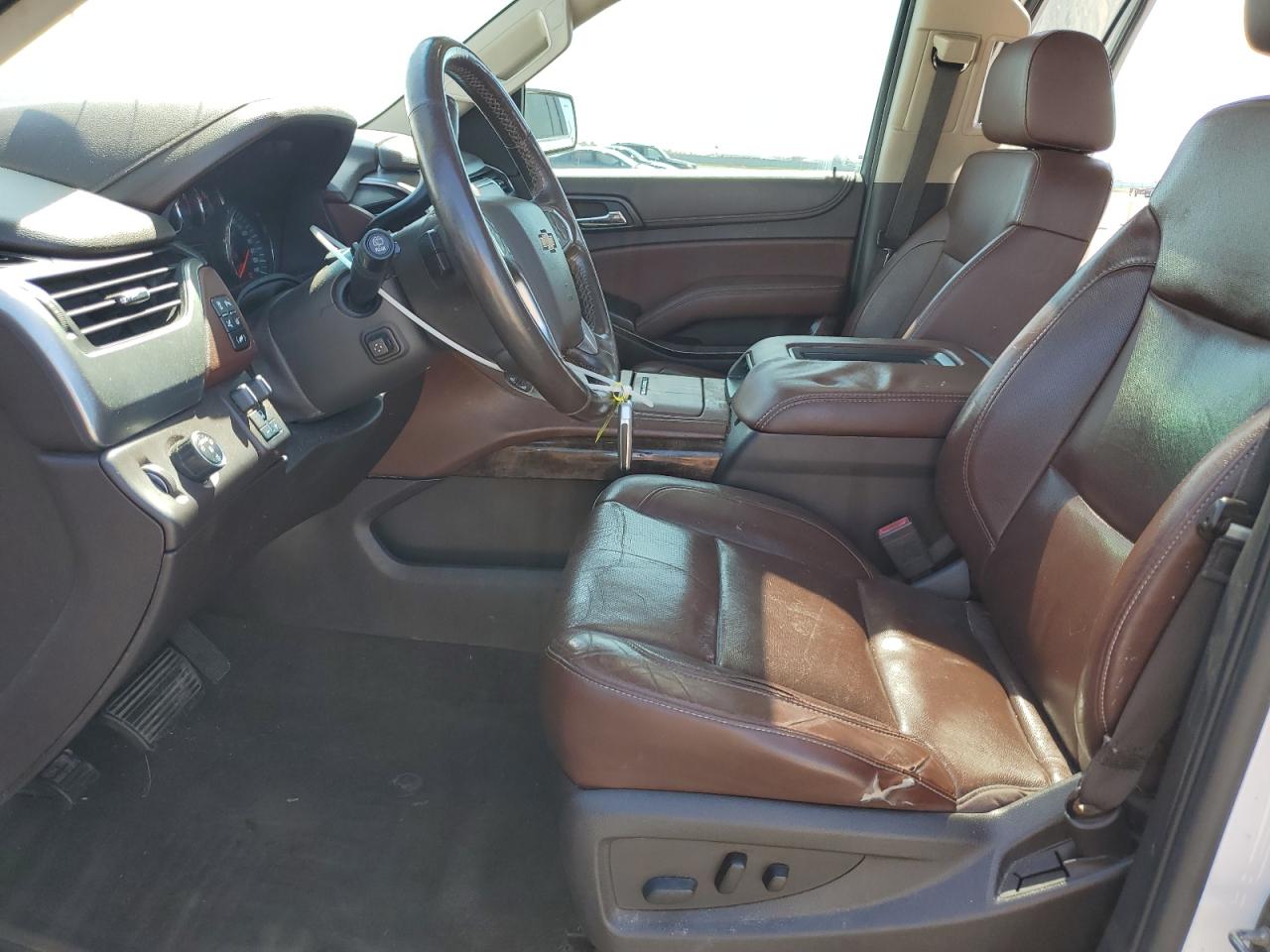 2015 Chevrolet Tahoe VIN 1GNSCCKC1FR666790 Copart auction photo, front end / side damage thumbnail 7