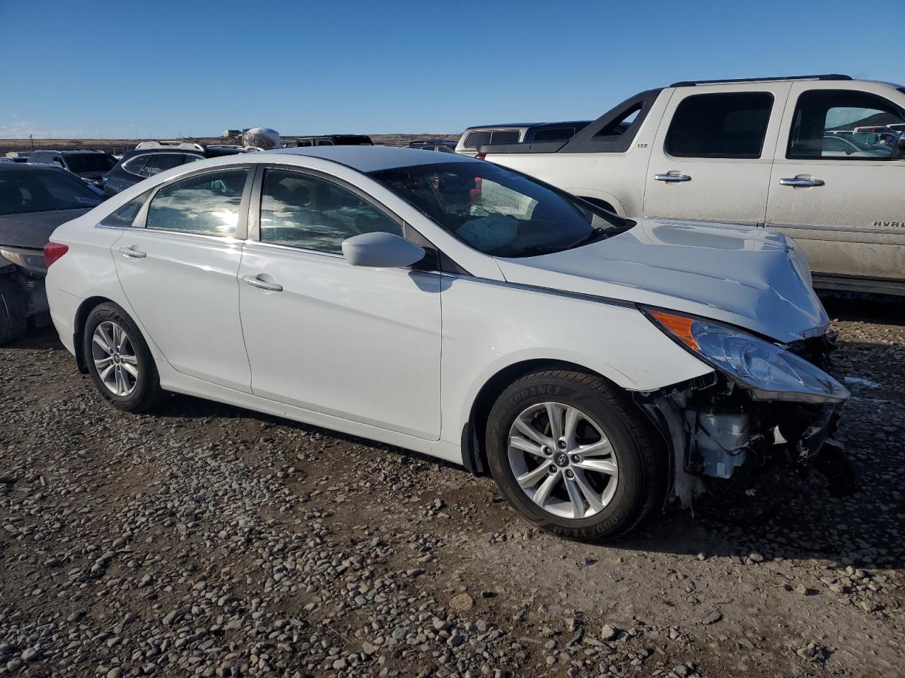 2013 Hyundai Sonata VIN 5NPEB4AC3DH766278 Copart auction photo, front end damage thumbnail 4