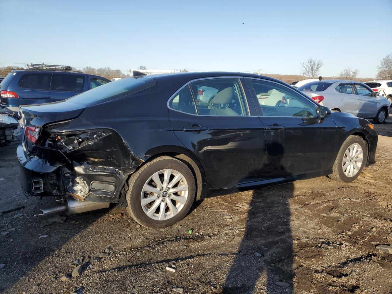 2019 Toyota Camry VIN 4T1B11HK3KU245531 Copart auction photo, rear end damage thumbnail 3