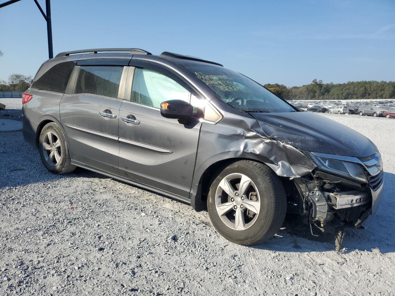 2019 Honda Odyssey VIN 5FNRL6H76KB124278 Copart auction photo, front end damage thumbnail 4