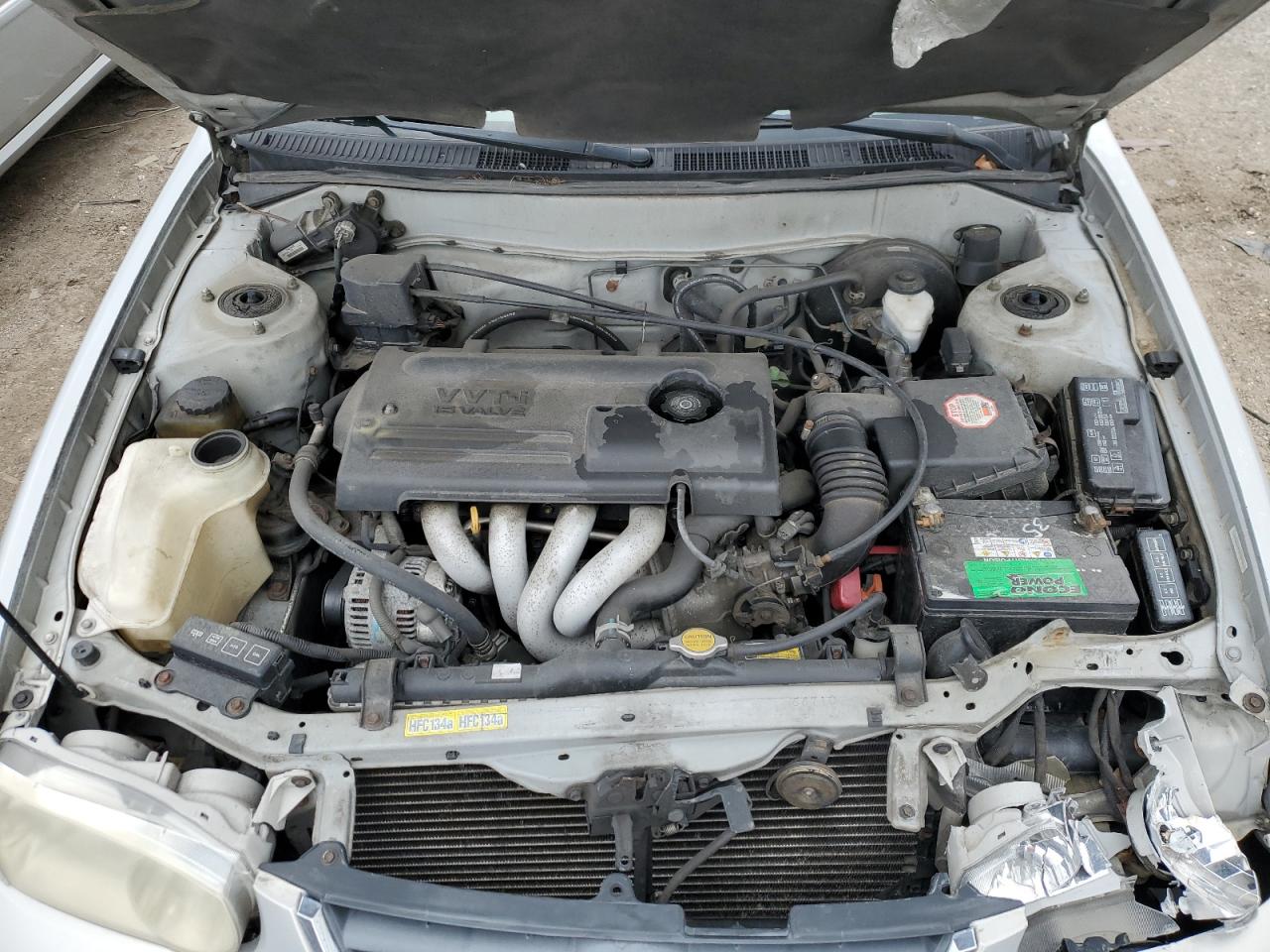 2001 Toyota Corolla VIN 1NXBR12E31Z467190 Copart auction photo, front end damage thumbnail 11
