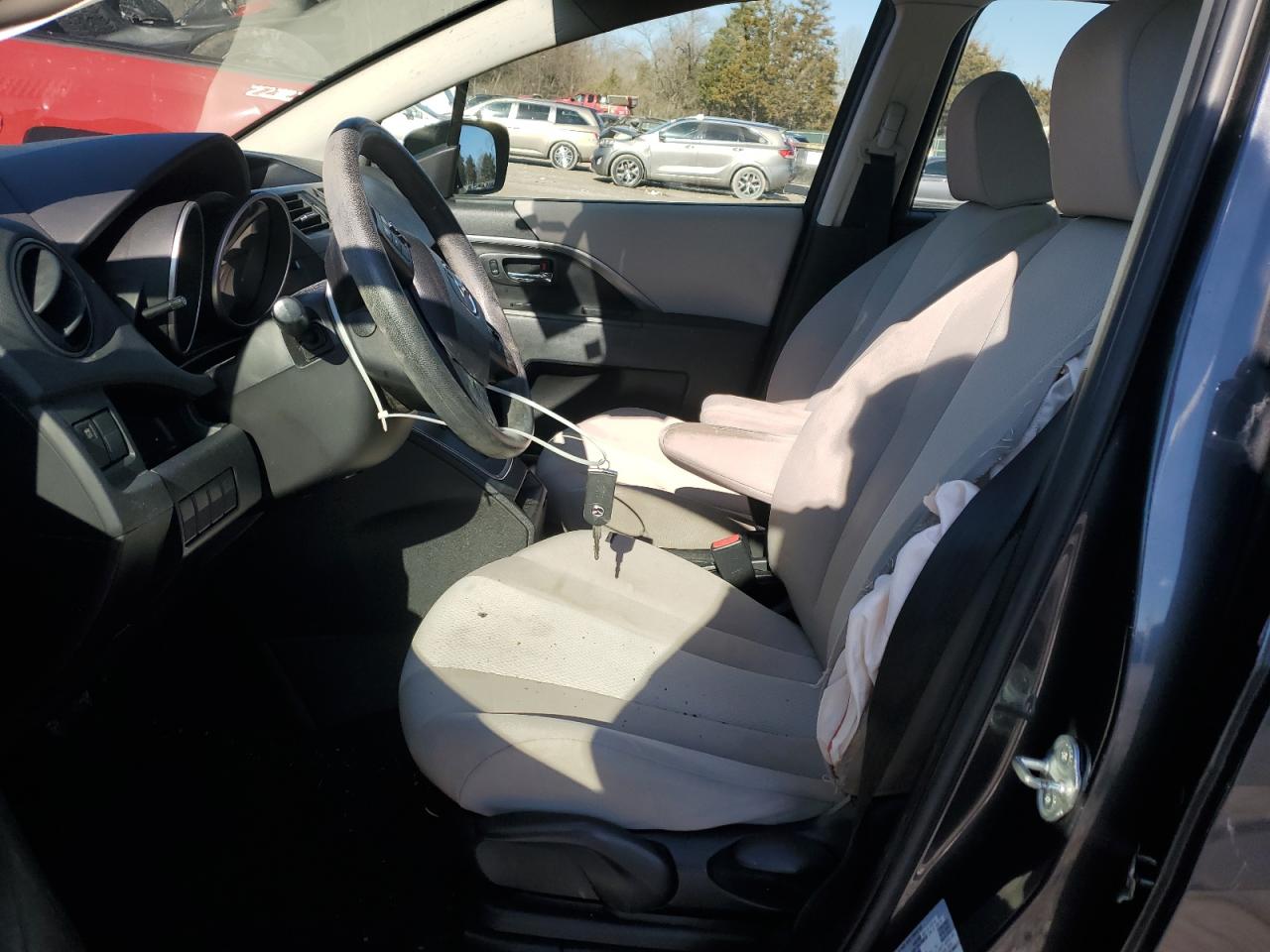 2015 Mazda 5 VIN JM1CW2BL1F0185960 Copart auction photo, side damage thumbnail 7