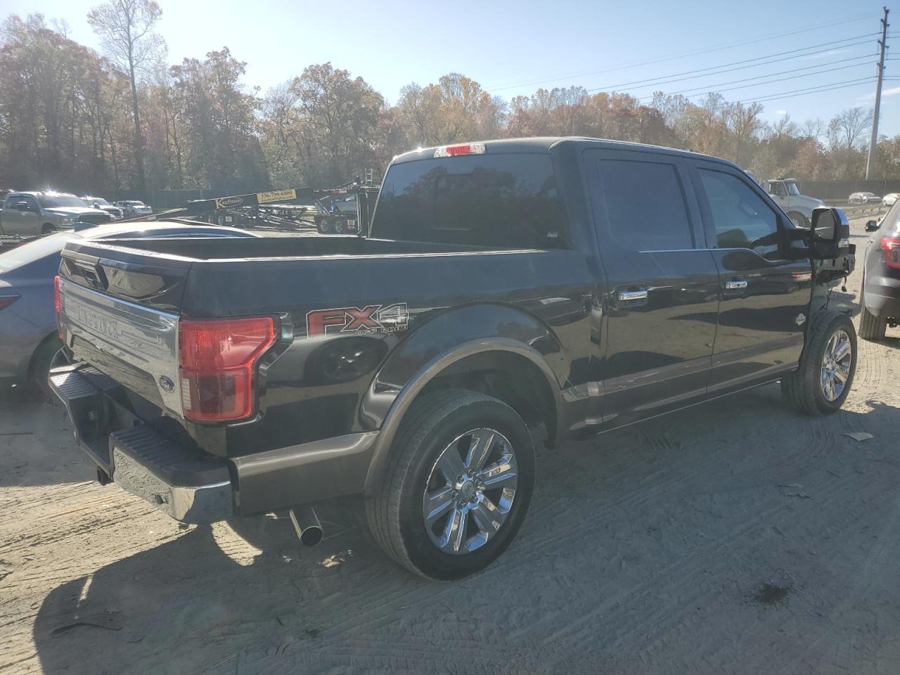2018 Ford F-150 VIN 1FTEW1E56JFA54433 Copart auction photo, front end damage thumbnail 3