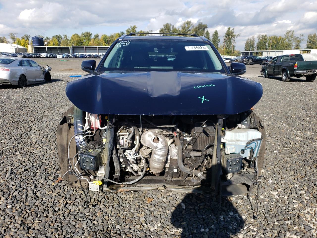 2021 Toyota Highlander VIN 5TDHZRBH1MS028988 Copart auction photo, front end damage thumbnail 5