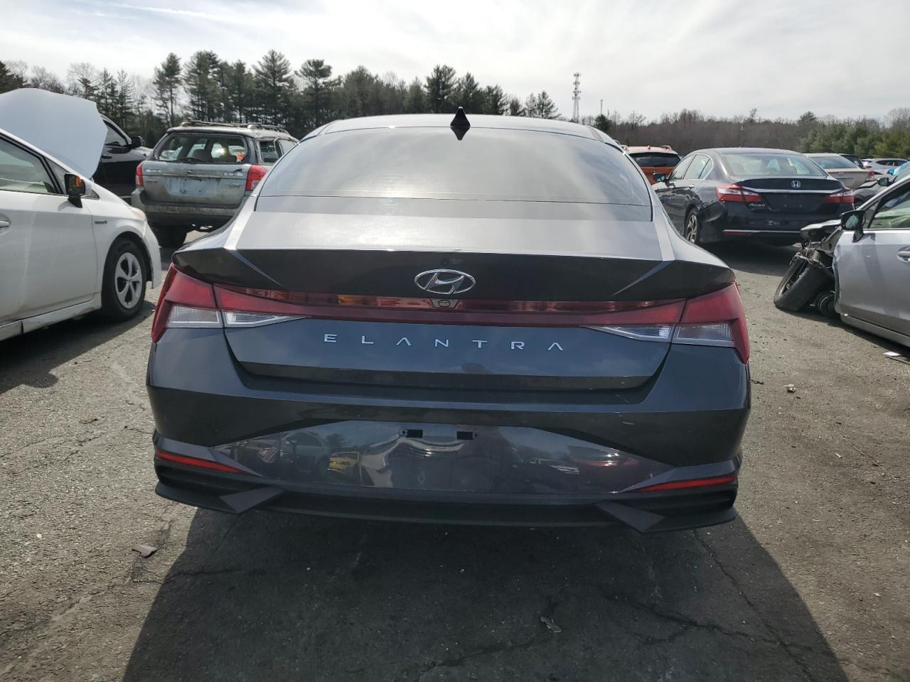 2021 Hyundai Elantra VIN 5NPLS4AG0MH021336 Copart auction photo, front end damage thumbnail 6