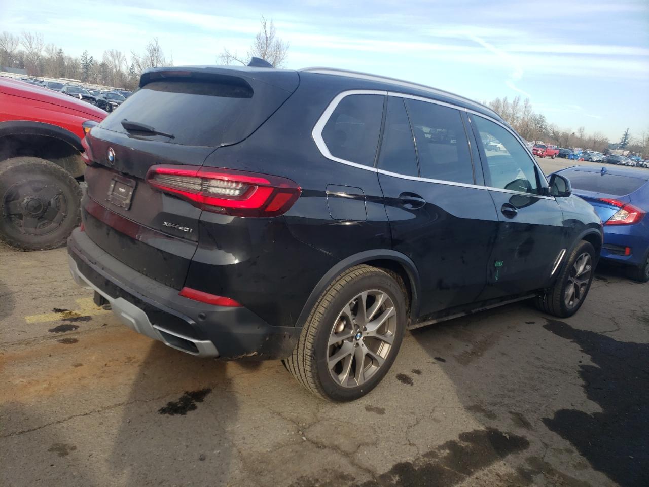 2022 BMW X5 VIN 5UXCR6C0XN9J75357 Copart auction photo, all over damage thumbnail 3