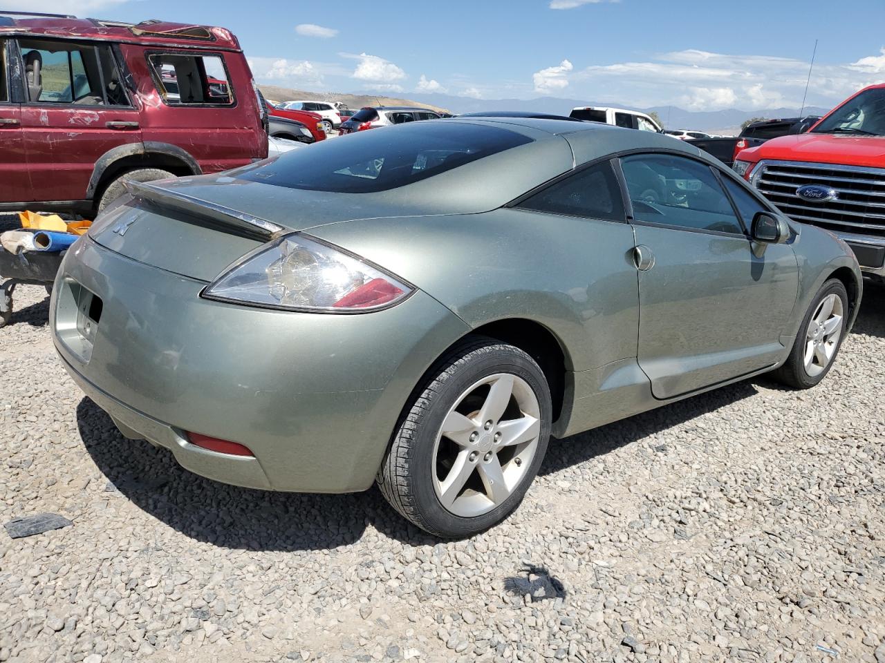 2008 Mitsubishi Eclipse VIN 4A3AK24FX8E037450 Copart auction photo, rear end damage thumbnail 3