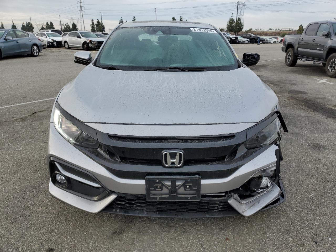 2021 Honda Civic VIN SHHFK7H60MU418862 Copart auction photo, side damage thumbnail 5
