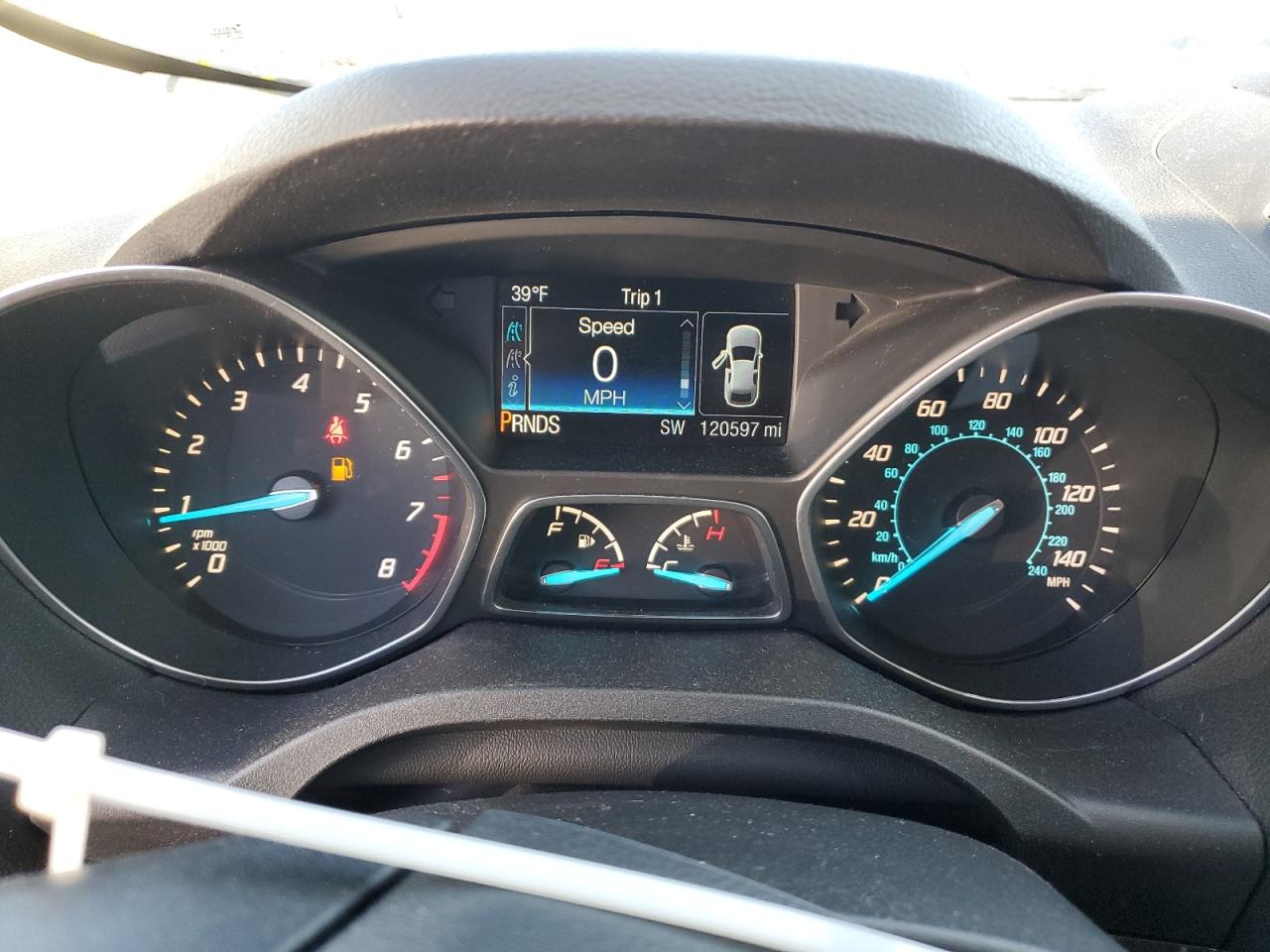 2015 Ford Escape VIN 1FMCU9J9XFUA15864 Copart auction photo, front end damage thumbnail 9