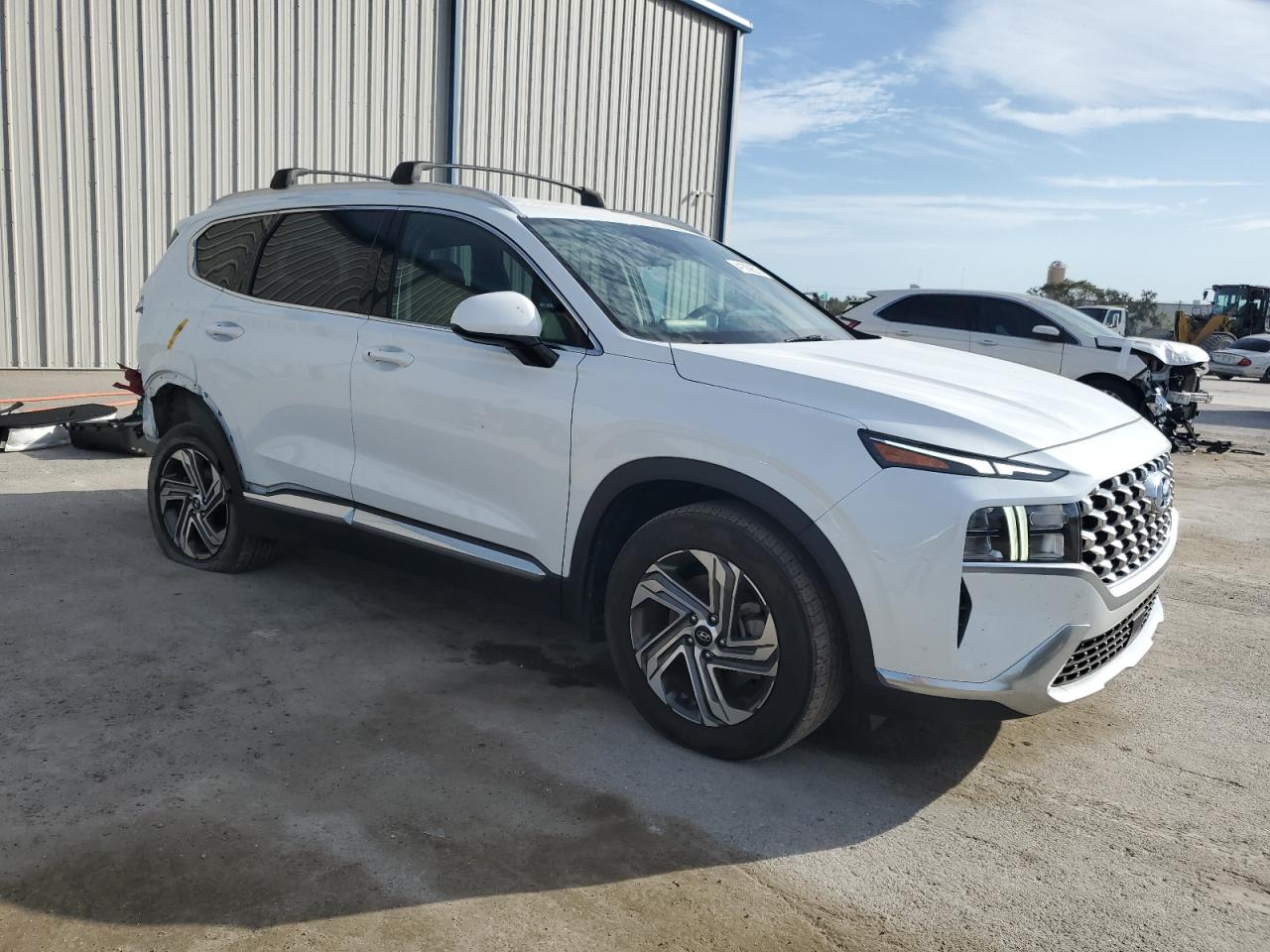 2022 Hyundai Santa Fe VIN 5NMS24AJ4NH432437 Copart auction photo, rear end damage thumbnail 4