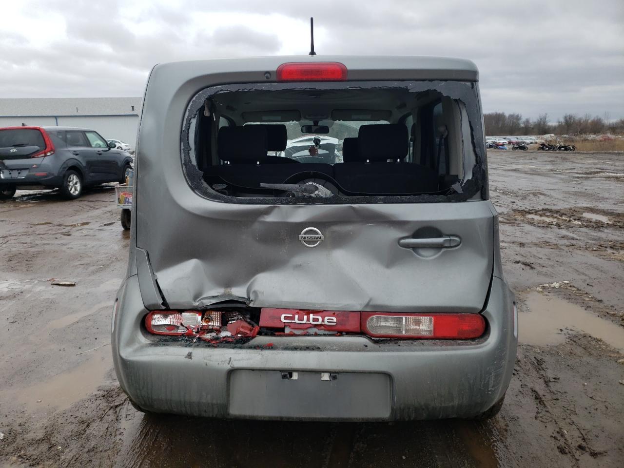 2010 Nissan Cube VIN JN8AZ2KRXAT155130 Copart auction photo, rear end damage thumbnail 6