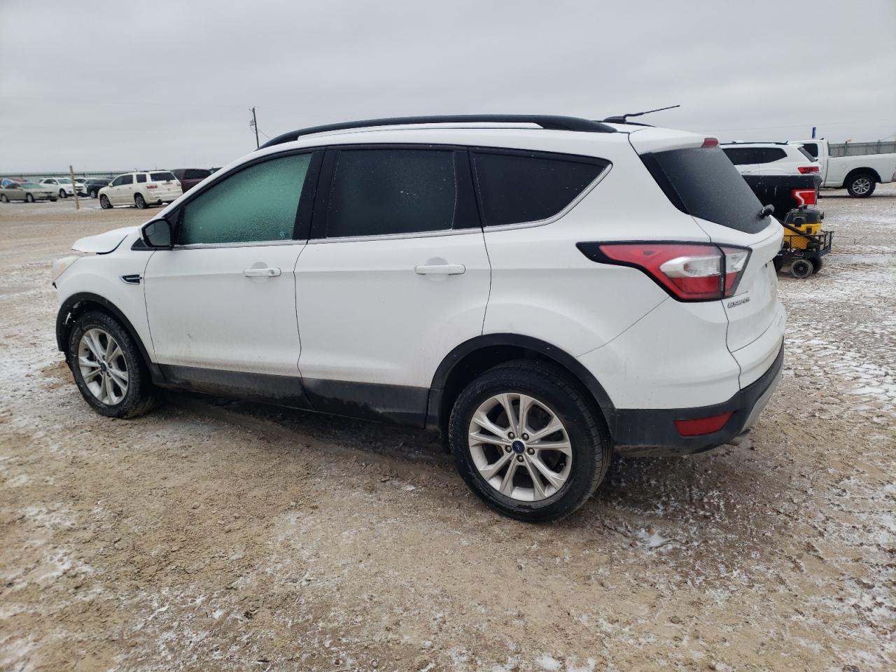 2018 Ford Escape VIN 1FMCU0G99JUB85743 Copart auction photo, front end damage thumbnail 2