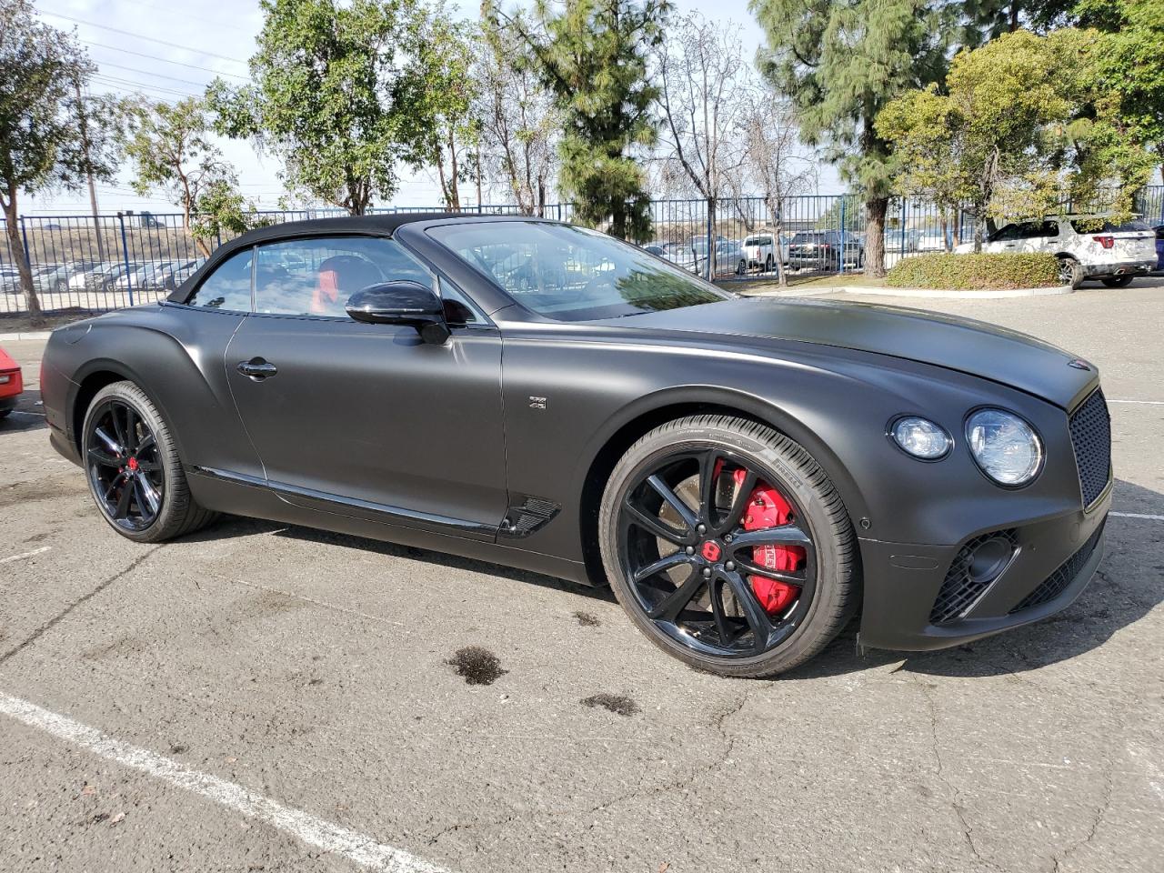 2020 Bentley Continental VIN SCBDG4ZGXLC081356 Copart auction photo, vandalism damage thumbnail 4