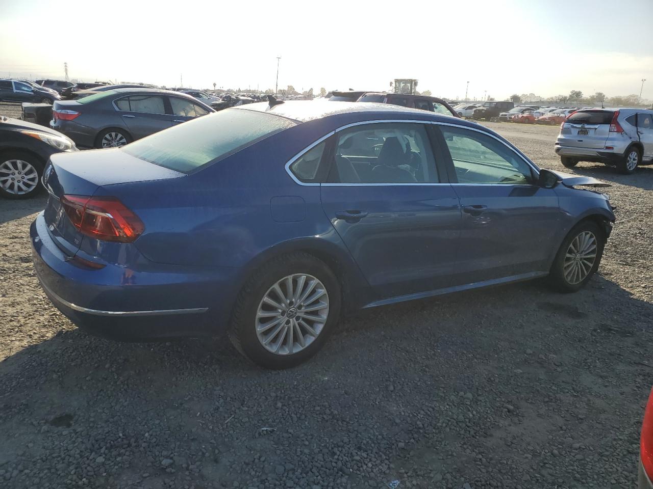 2017 Volkswagen Passat VIN 1VWBT7A35HC000312 Copart auction photo, front end damage thumbnail 3