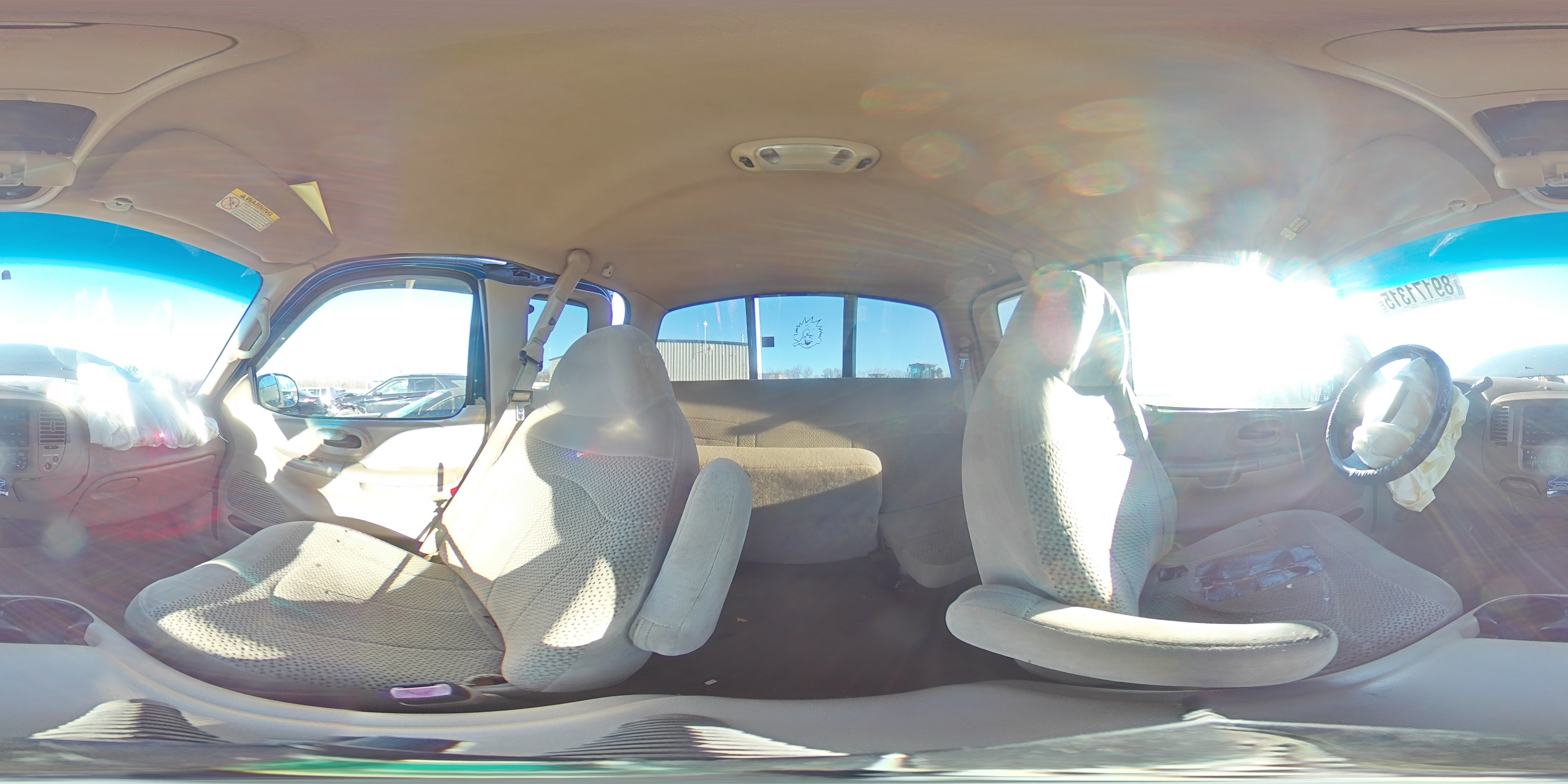 2000 Ford F-150 VIN 1FTZX172XYNB51667 Copart auction photo, side damage thumbnail 13