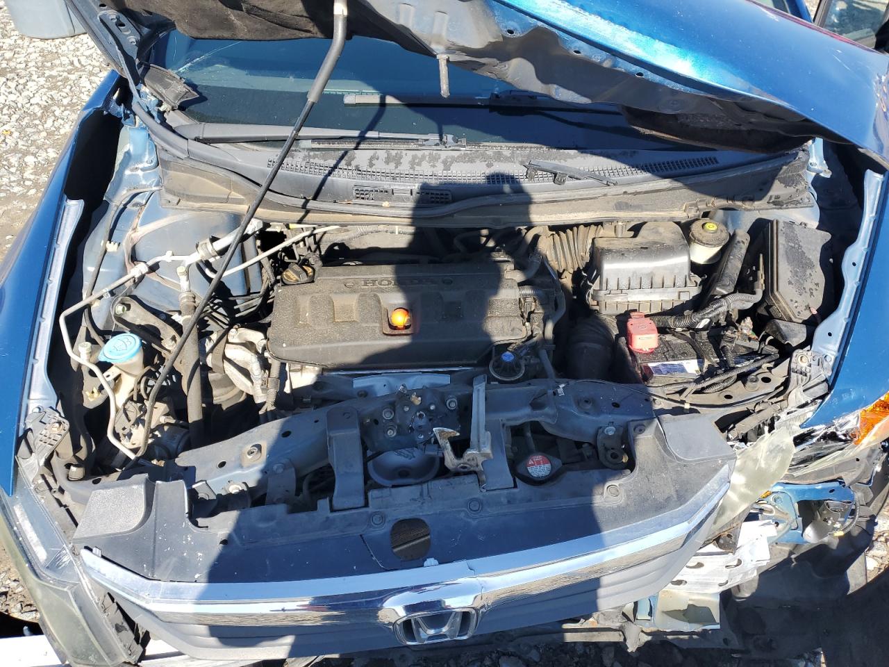 2012 Honda Civic VIN 2HGFB2F54CH535711 Copart auction photo, front end / minor dent/scratches damage thumbnail 13
