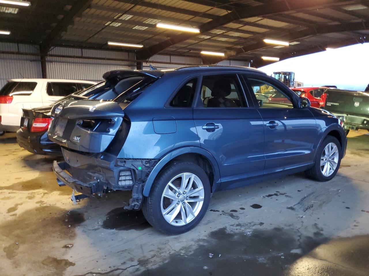 2017 Audi Q3 VIN WA1ECCFS8HR009666 Copart auction photo, rear end damage thumbnail 3