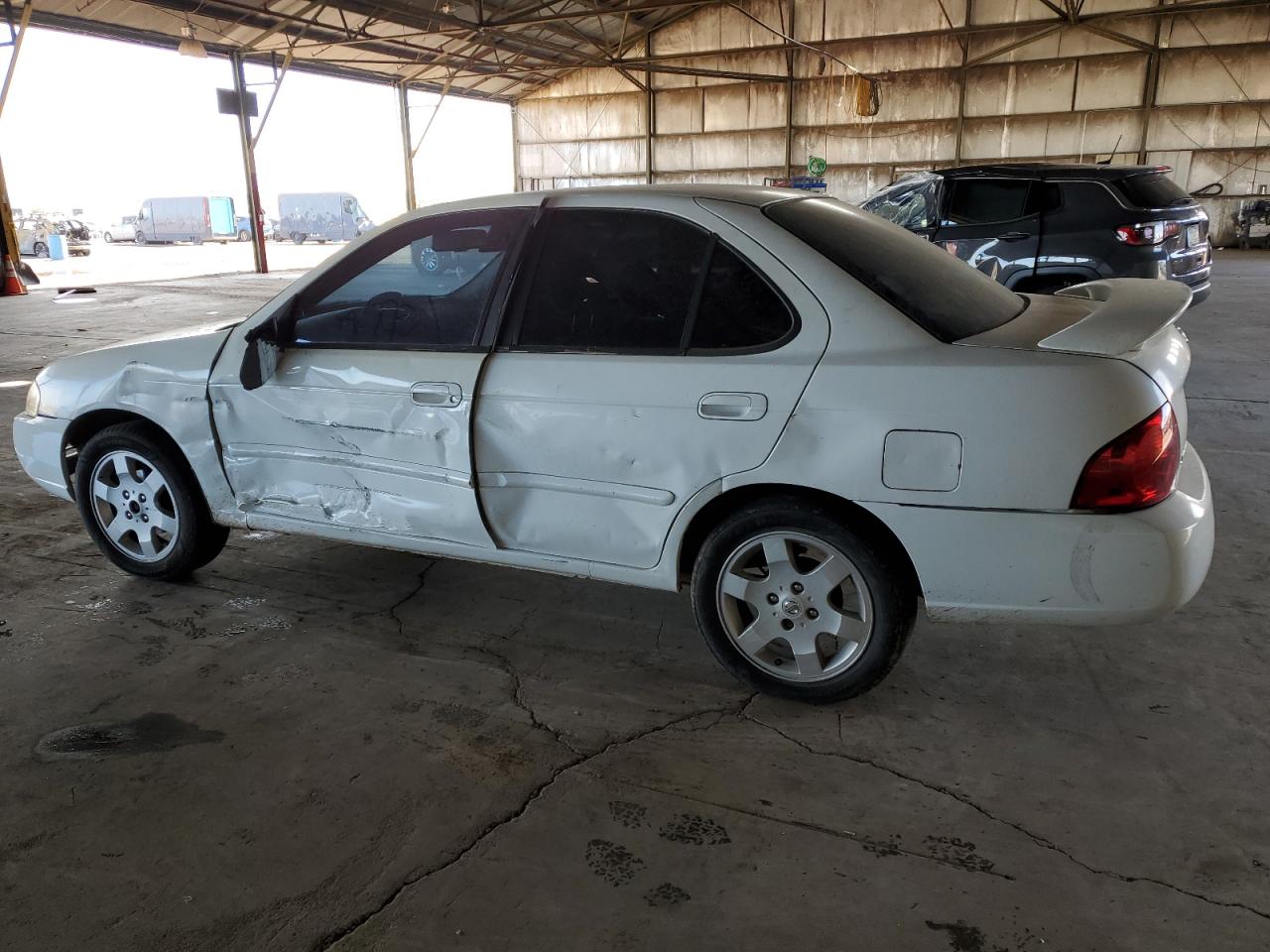 2006 Nissan Sentra VIN 3N1CB51D46L587386 Copart auction photo, side / front end damage thumbnail 2
