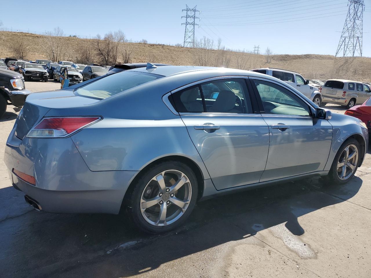 2009 Acura TL VIN 19UUA96259A001455 Copart auction photo, front end / side damage thumbnail 3