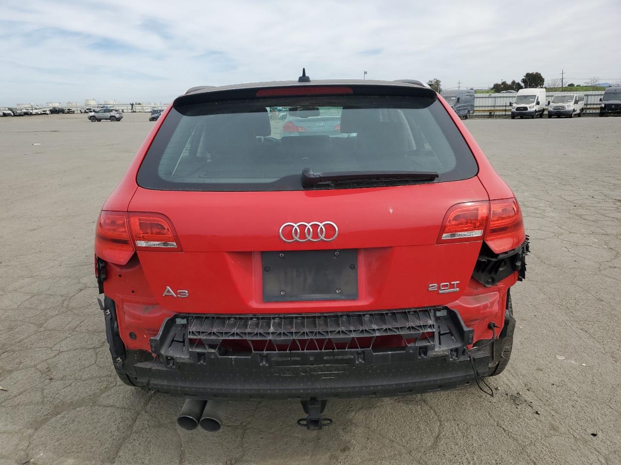 2012 Audi A3 VIN WAUMFAFM8CA059163 Copart auction photo, all over damage thumbnail 6
