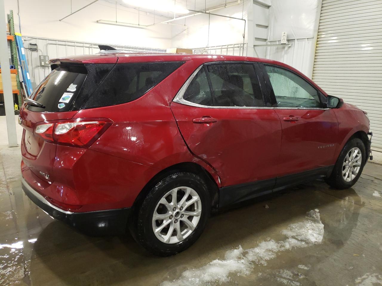 2020 Chevrolet Equinox VIN 3GNAXUEV2LS617965 Copart auction photo, front end / side damage thumbnail 3