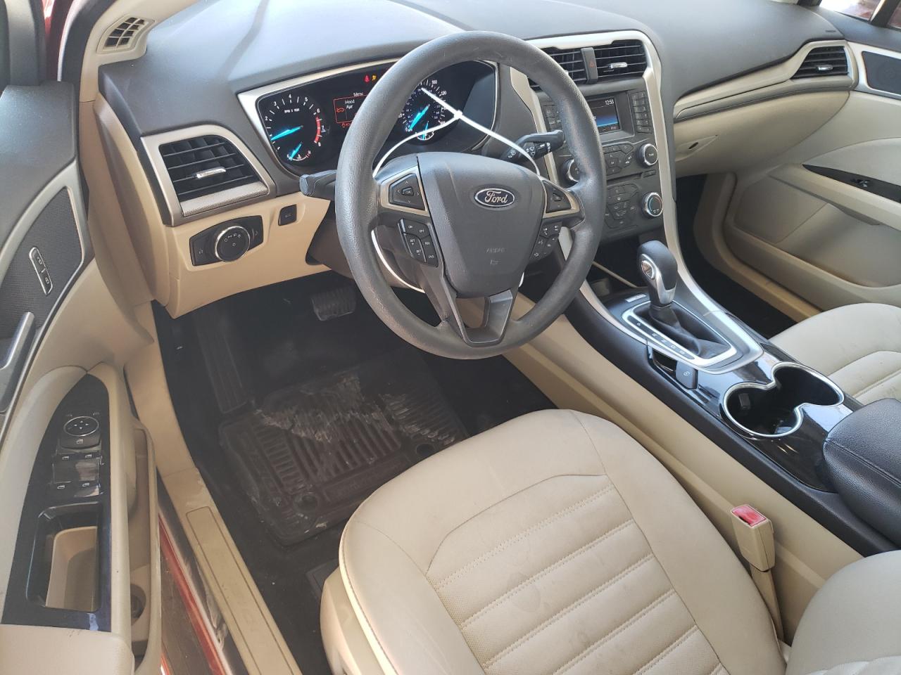 2014 Ford Fusion VIN 3FA6P0H77ER377557 Copart auction photo, side / rear end damage thumbnail 8