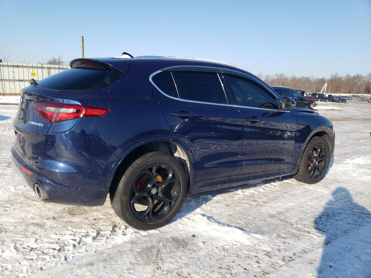 2020 Alfa Romeo Stelvio VIN ZASPAKBNXL7C75071 Copart auction photo, front end / top/roof damage thumbnail 3