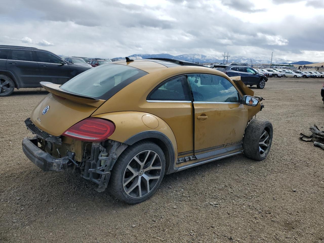 2017 Volkswagen Beetle VIN 3VWS17AT0HM631148 Copart auction photo, front end / rear end damage thumbnail 3