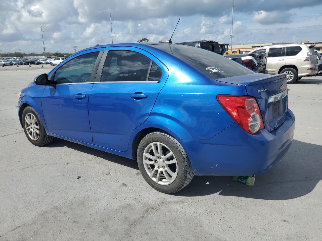 2016 Chevrolet Sonic VIN 1G1JC5SH4G4153729 Copart auction photo, side damage thumbnail 2