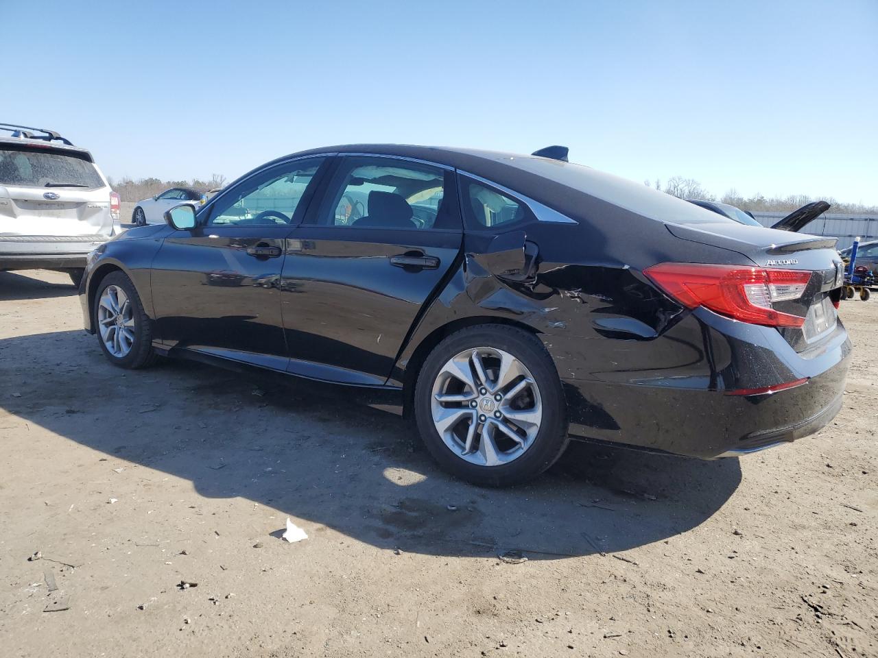 2018 Honda Accord VIN 1HGCV1F12JA008358 Copart auction photo, rear end / side damage thumbnail 2