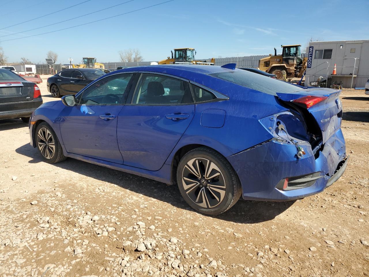 2017 Honda Civic VIN 2HGFC1F34HH656266 Copart auction photo, rear end / minor dent/scratches damage thumbnail 2