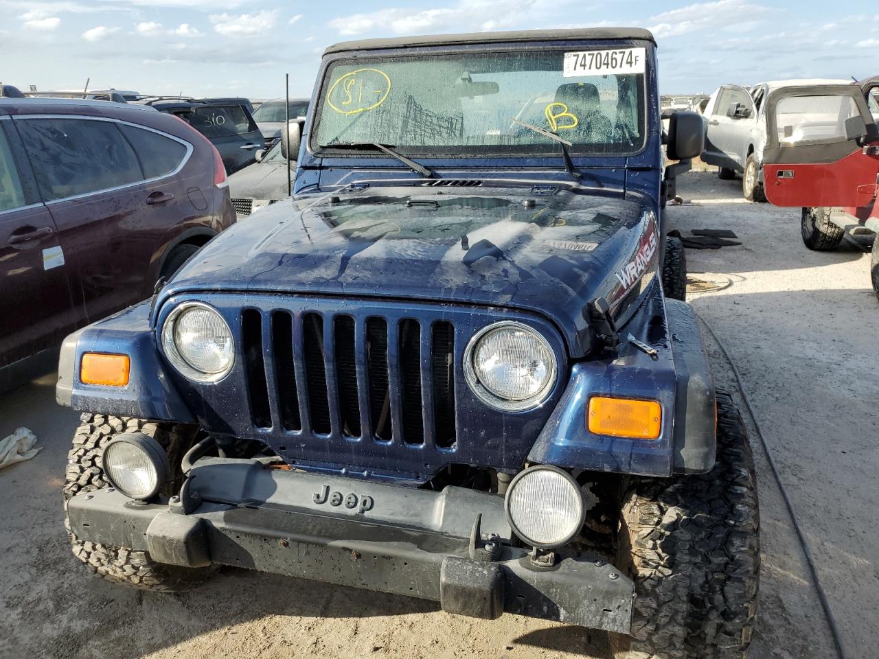 2004 Jeep Wrangler VIN 1J4FA39S14P775346 Copart auction photo, water/flood damage thumbnail 5