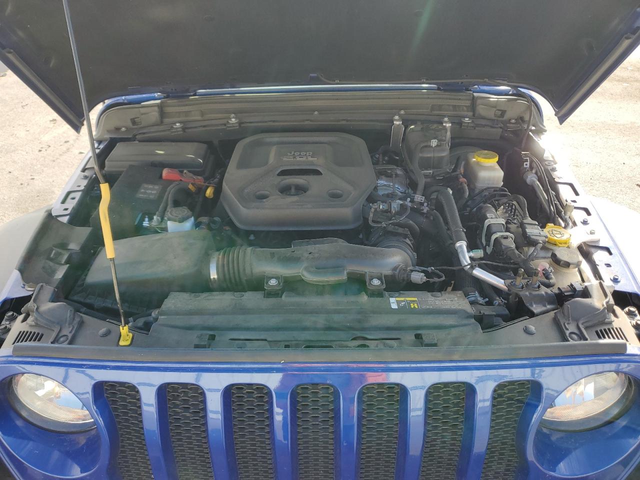 2022 Jeep Wrangler VIN 1C4HJXDN1LW143510 Copart auction photo, rear end / side damage thumbnail 11