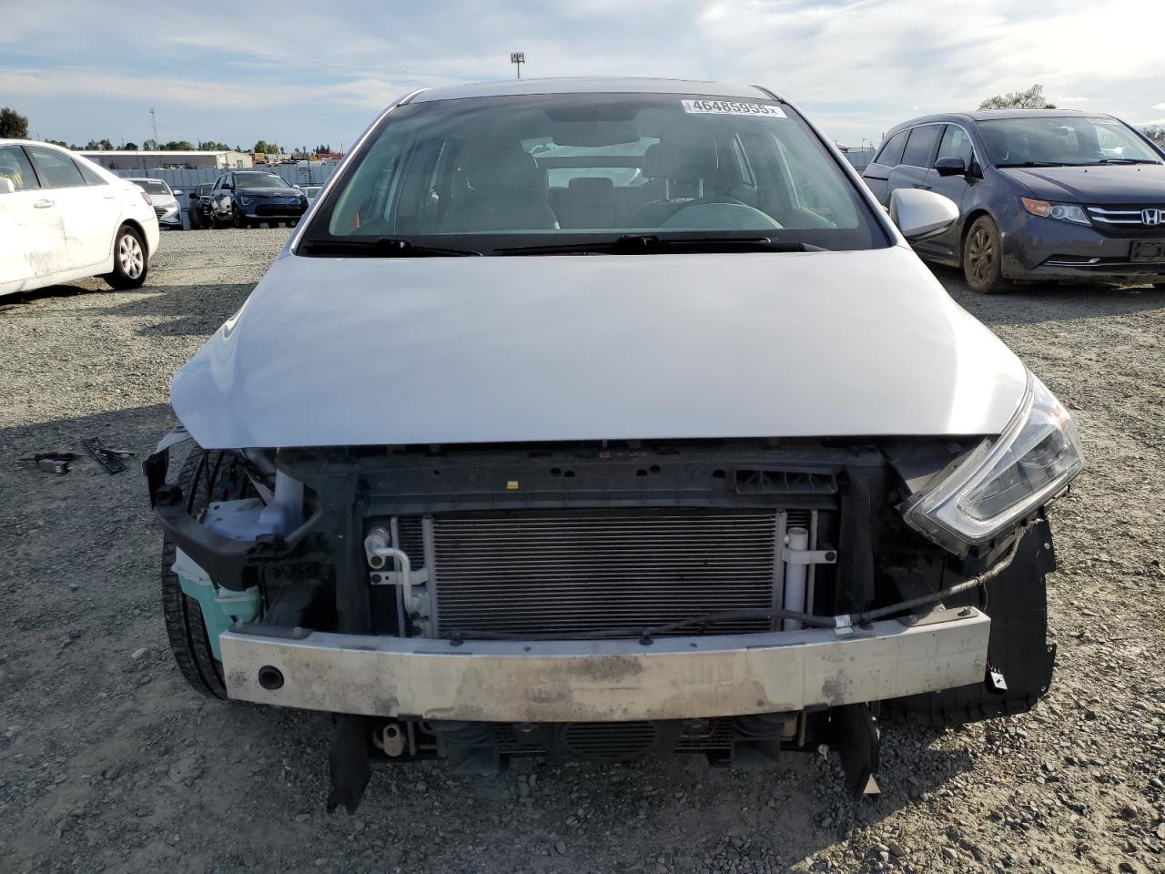 2018 Hyundai IONIQ VIN KMHC85LC9JU101620 Copart auction photo, side / front end damage thumbnail 5