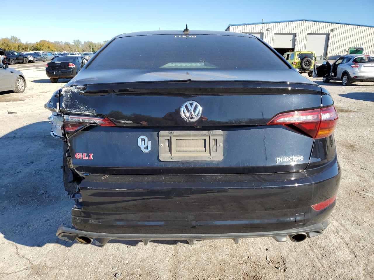 2019 Volkswagen Jetta VIN 3VW6T7BU0KM198893 Copart auction photo, rear end / minor dent/scratches damage thumbnail 6