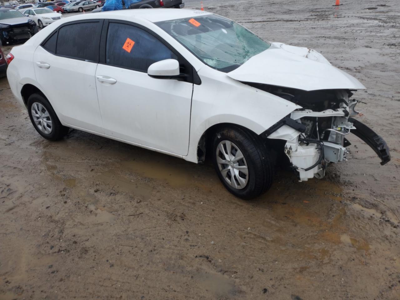 2016 Toyota Corolla VIN 5YFBURHE8GP539225 Copart auction photo, front end / side damage thumbnail 4