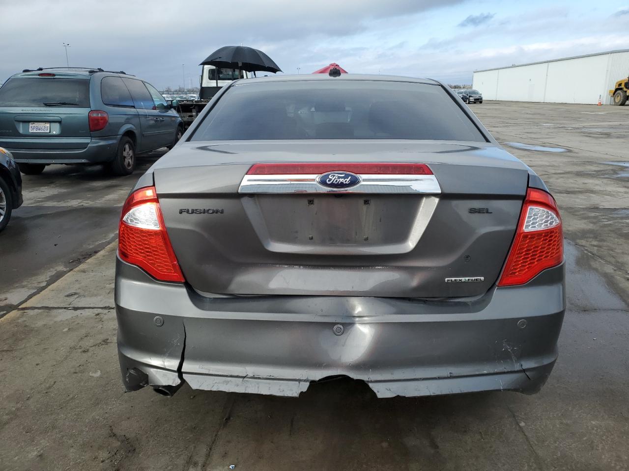 2012 Ford Fusion VIN 3FAHP0JG6CR184610 Copart auction photo, front end / rear end damage thumbnail 6