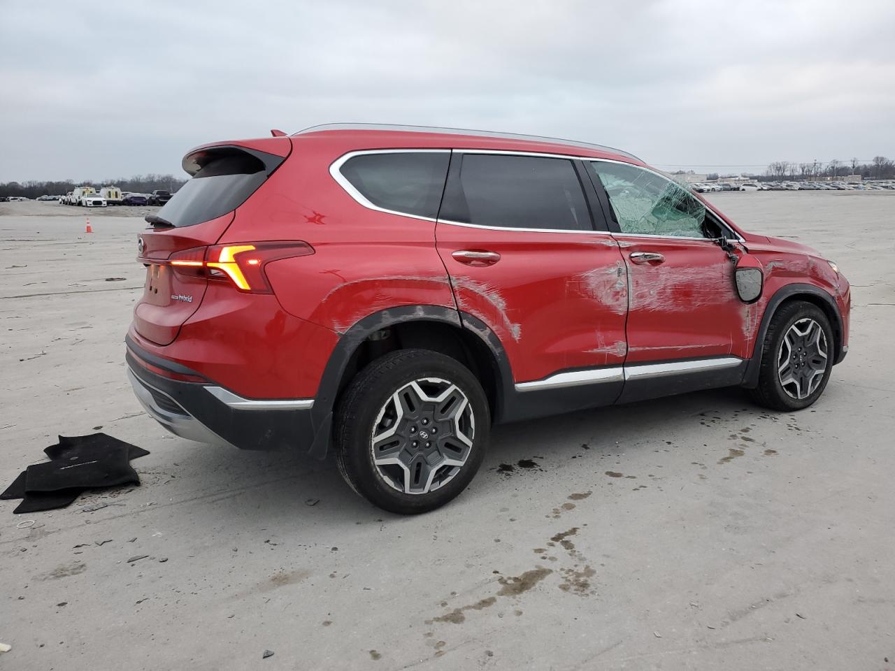 2023 Hyundai Santa Fe VIN 5NMS5DA11PH003637 Copart auction photo, all over damage thumbnail 3