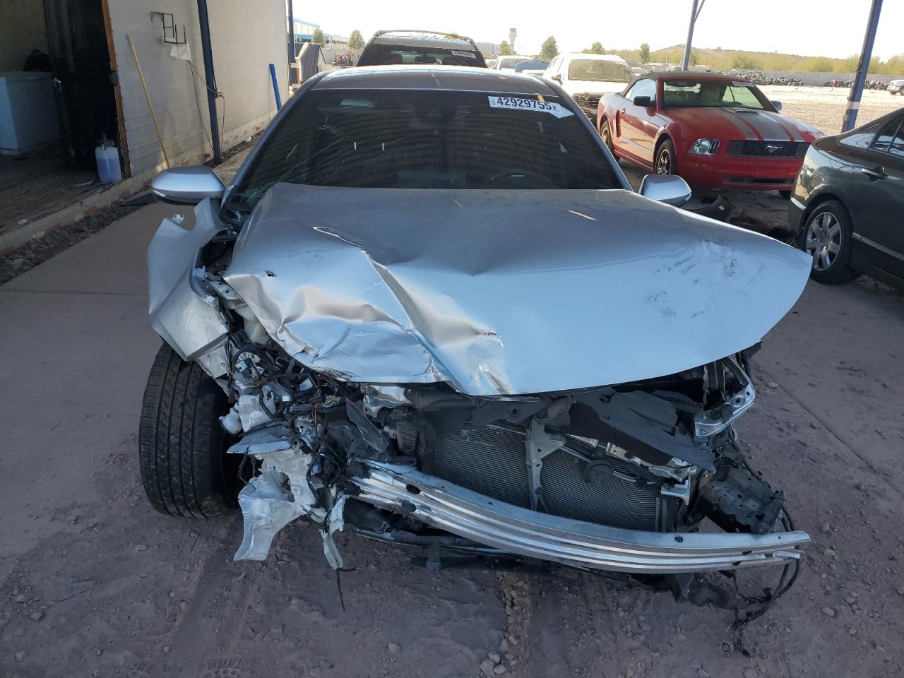 2020 Toyota Corolla VIN JTDS4RCE9LJ036213 Copart auction photo, front end / side damage thumbnail 5
