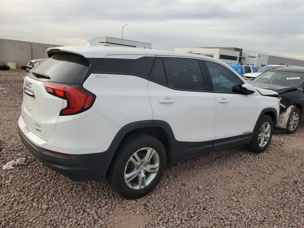 2018 GMC Terrain VIN 3GKALTEV6JL399684 Copart auction photo, front end damage thumbnail 3