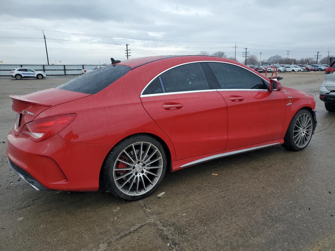 2015 Mercedes-Benz CLA-klasse VIN WDDSJ5CB0FN204556 Copart auction photo, front end / frame damage damage thumbnail 3