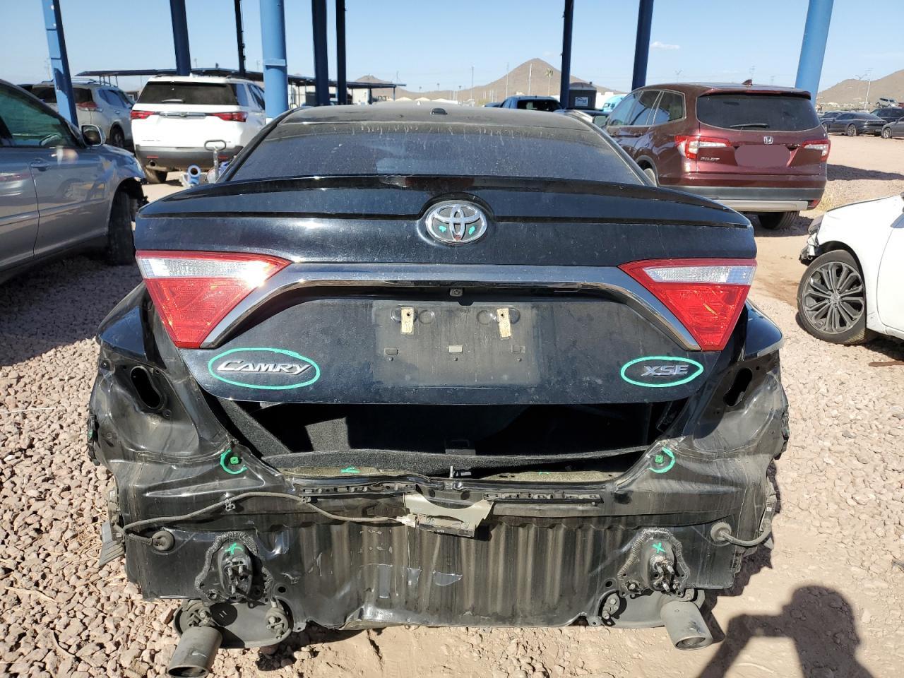 2017 Toyota Camry VIN 4T1BK1FK8HU578901 Copart auction photo, rear end damage thumbnail 6