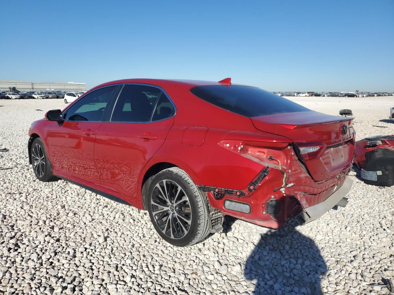 2020 Toyota Camry VIN 4T1M11AK7LU384937 Copart auction photo, front end / rear end damage thumbnail 2