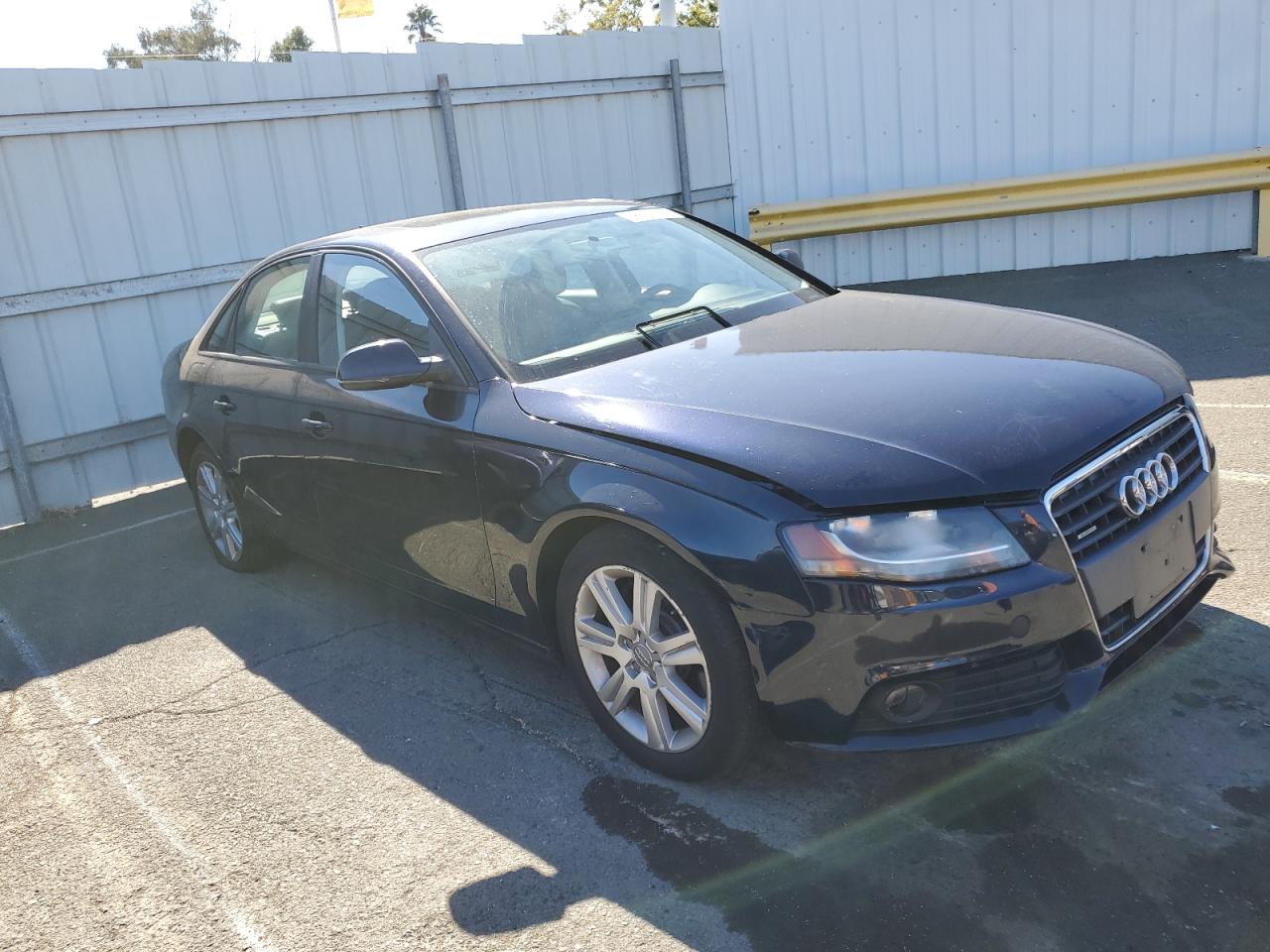 2010 Audi A4 VIN WAUBFAFLXAN067625 Copart auction photo, front end / side damage thumbnail 4